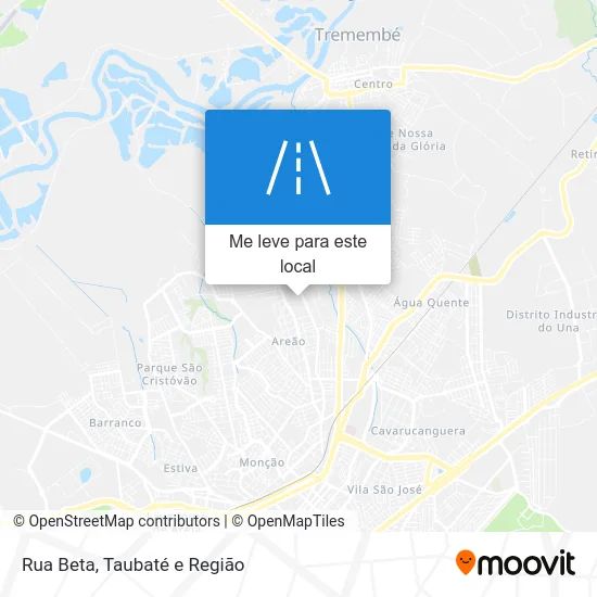 Rua Beta mapa