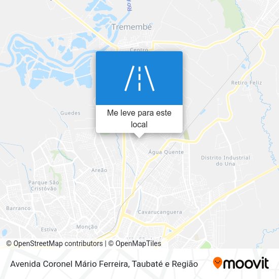Avenida Coronel Mário Ferreira mapa