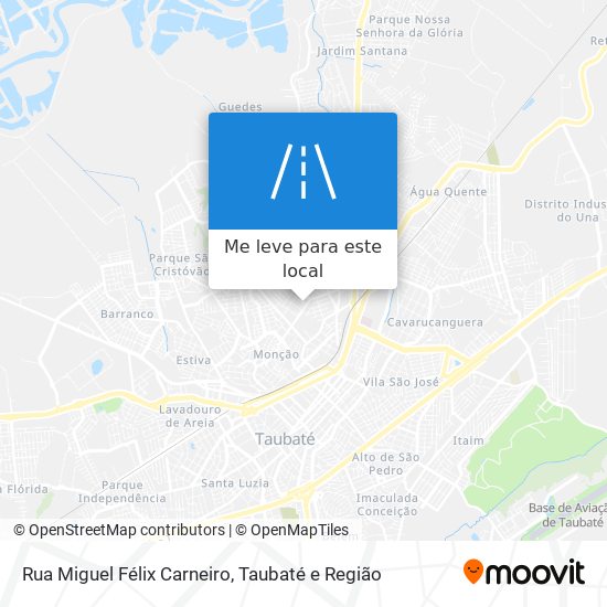 Rua Miguel Félix Carneiro mapa