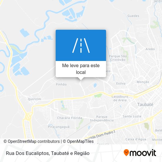 Rua Dos Eucaliptos mapa