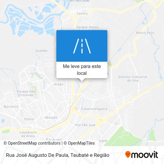 Rua José Augusto De Paula mapa