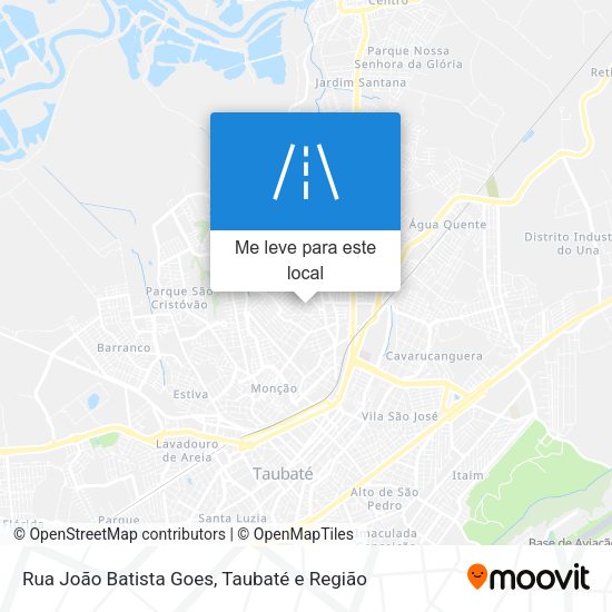 Rua João Batista Goes mapa