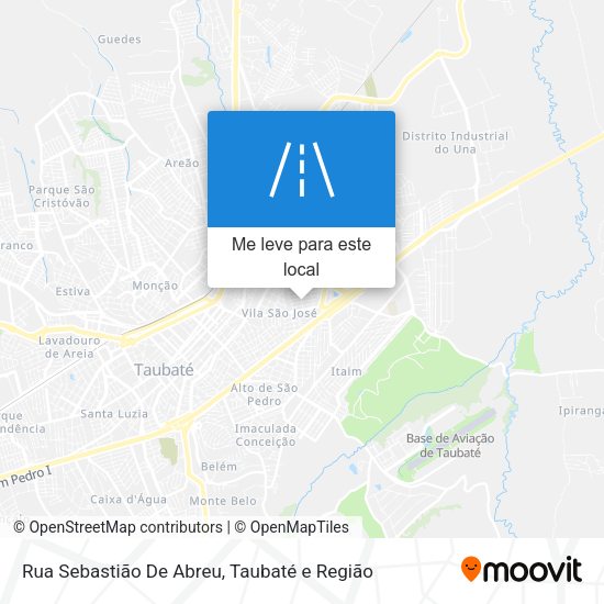 Rua Sebastião De Abreu mapa
