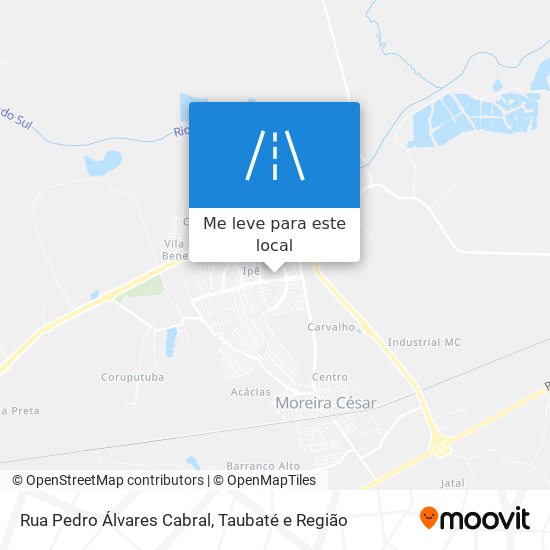 Rua Pedro Álvares Cabral mapa