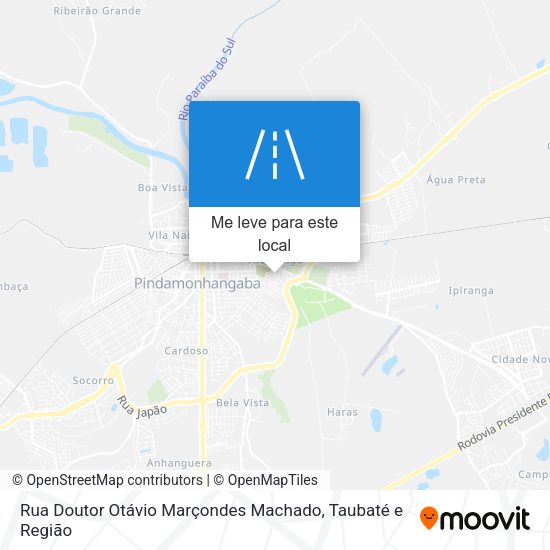 Rua Doutor Otávio Marçondes Machado mapa