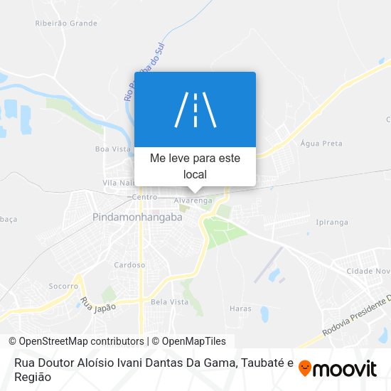 Rua Doutor Aloísio Ivani Dantas Da Gama mapa