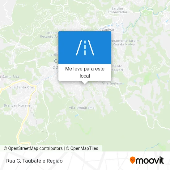 Rua G mapa
