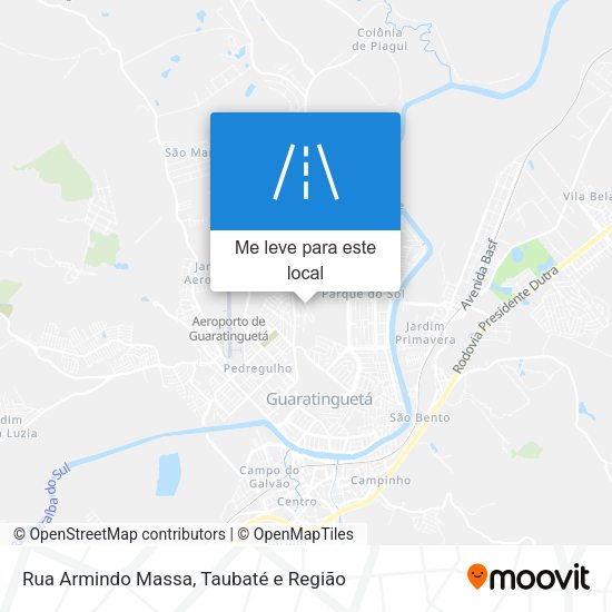 Rua Armindo Massa mapa