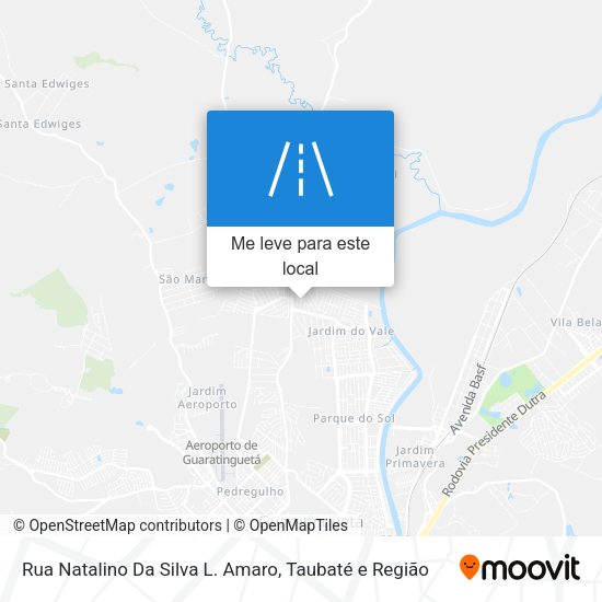 Rua Natalino Da Silva L. Amaro mapa