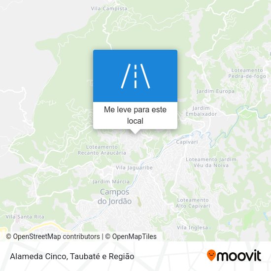 Alameda Cinco mapa