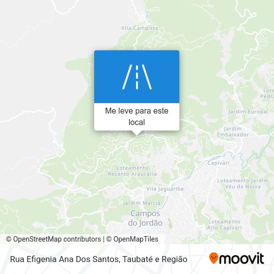 Rua Efigenia Ana Dos Santos mapa