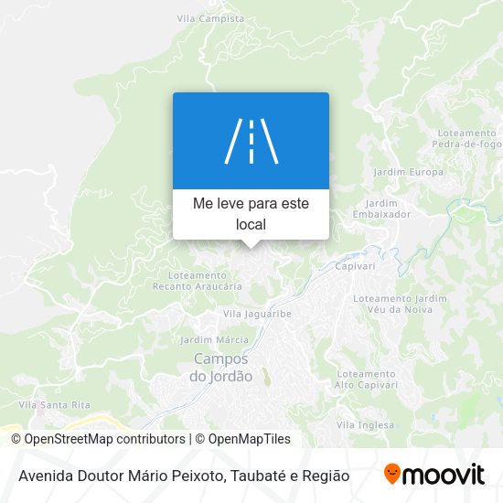 Avenida Doutor Mário Peixoto mapa