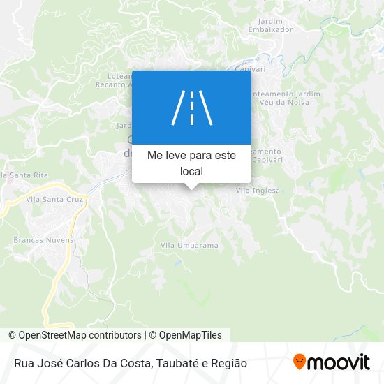 Rua José Carlos Da Costa mapa