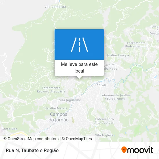 Rua N mapa