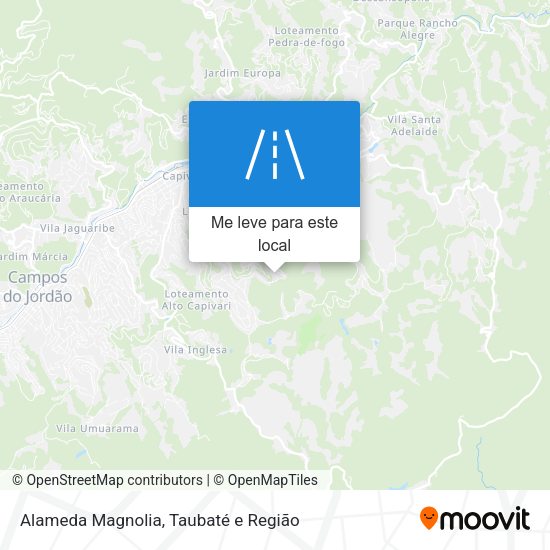 Alameda Magnolia mapa