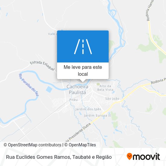 Rua Euclides Gomes Ramos mapa