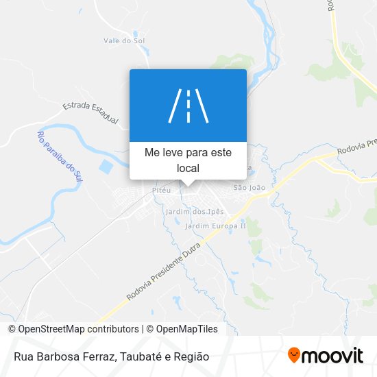 Rua Barbosa Ferraz mapa