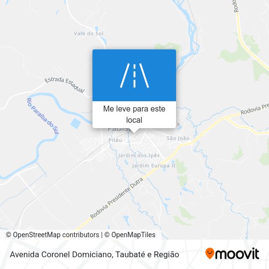 Avenida Coronel Domiciano mapa