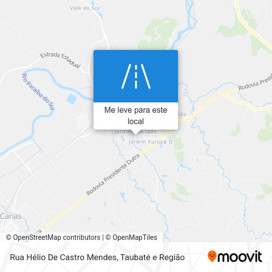 Rua Hélio De Castro Mendes mapa
