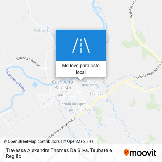 Travessa Alexandre Thomas Da Silva mapa