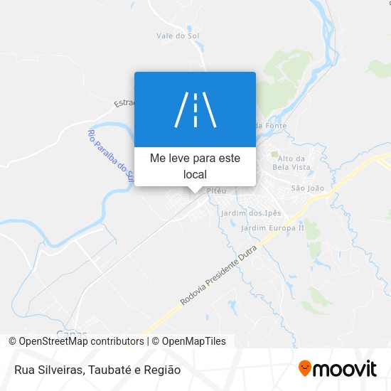 Rua Silveiras mapa