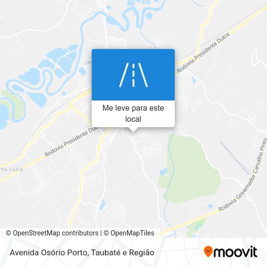 Avenida Osório Porto mapa