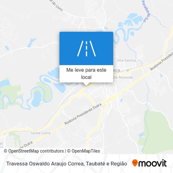Travessa Oswaldo Araujo Correa mapa