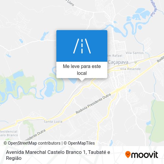 Avenida Marechal Castelo Branco 1 mapa
