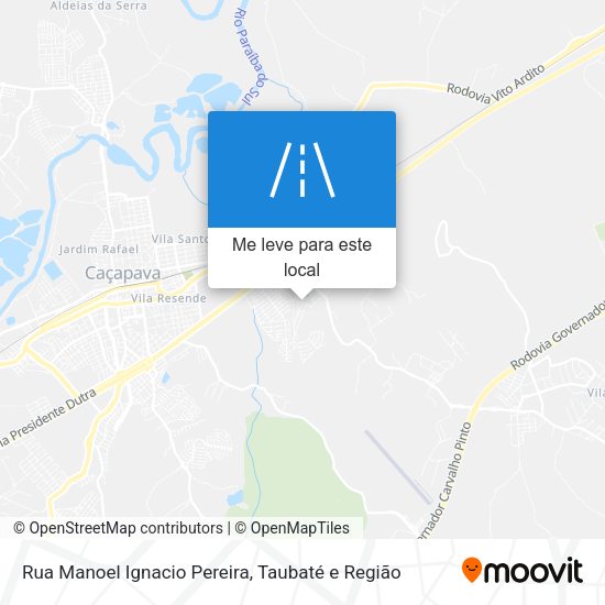 Rua Manoel Ignacio Pereira mapa