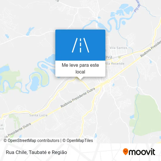 Rua Chile mapa