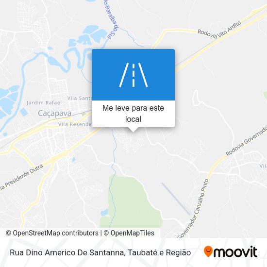 Rua Dino Americo De Santanna mapa