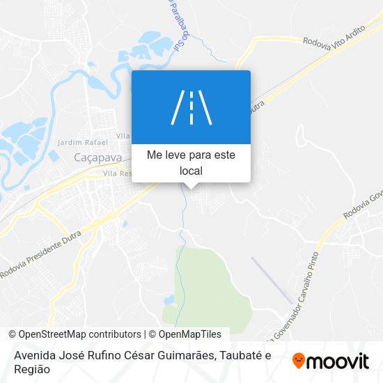 Avenida José Rufino César Guimarães mapa