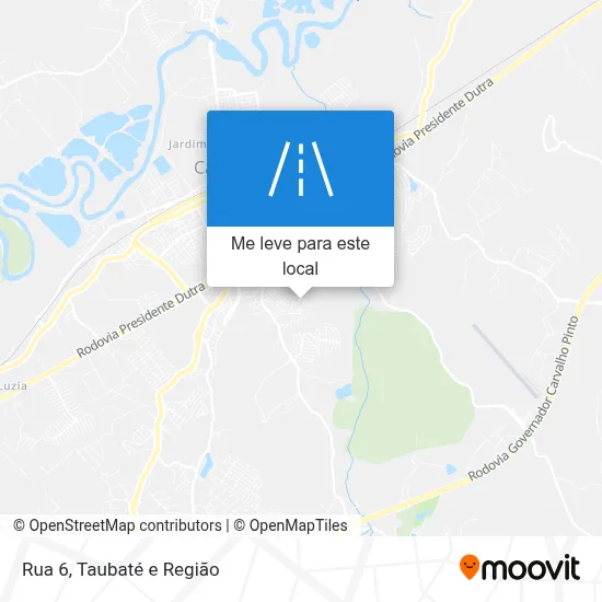 Rua 6 mapa