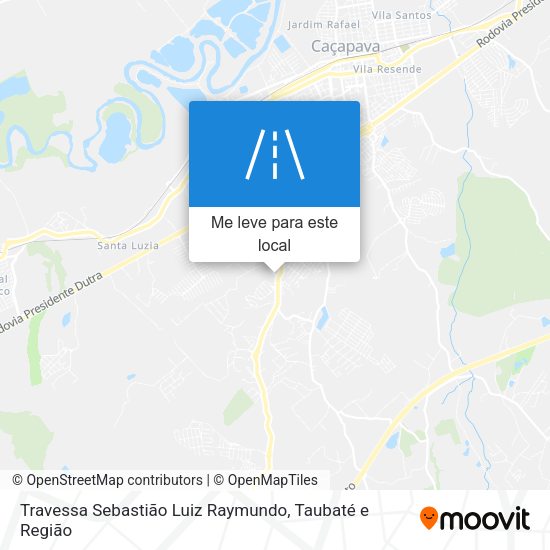Travessa Sebastião Luiz Raymundo mapa