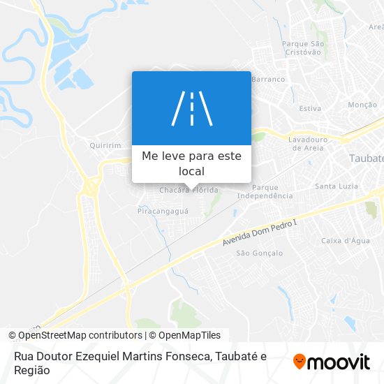 Rua Doutor Ezequiel Martins Fonseca mapa