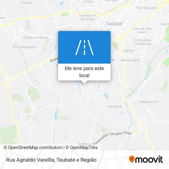 Rua Agnaldo Varellla mapa