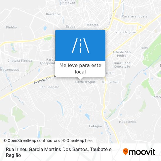 Rua Irineu Garcia Martins Dos Santos mapa