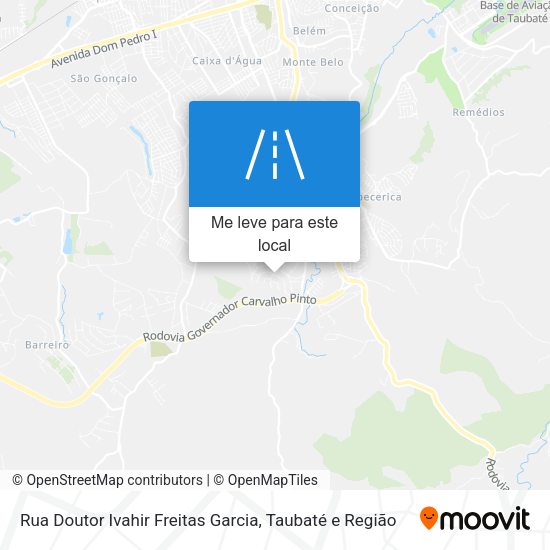 Rua Doutor Ivahir Freitas Garcia mapa