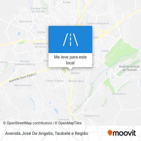 Avenida José De Angelis mapa
