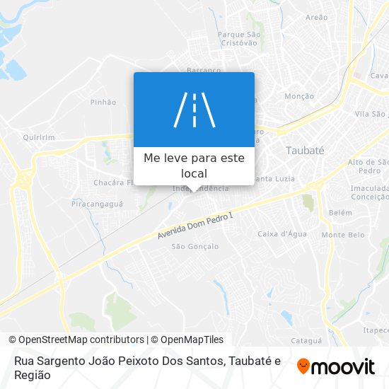 Rua Sargento João Peixoto Dos Santos mapa