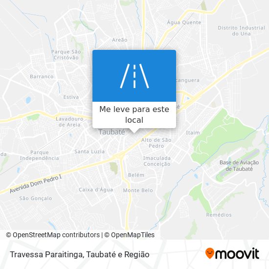 Travessa Paraitinga mapa