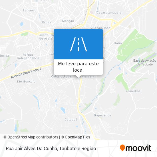 Rua Jair Alves Da Cunha mapa