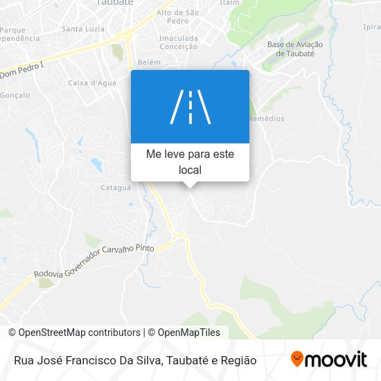Rua José Francisco Da Silva mapa