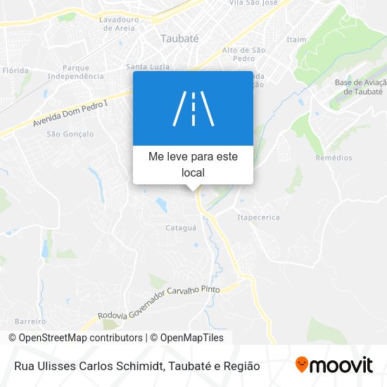 Rua Ulisses Carlos Schimidt mapa