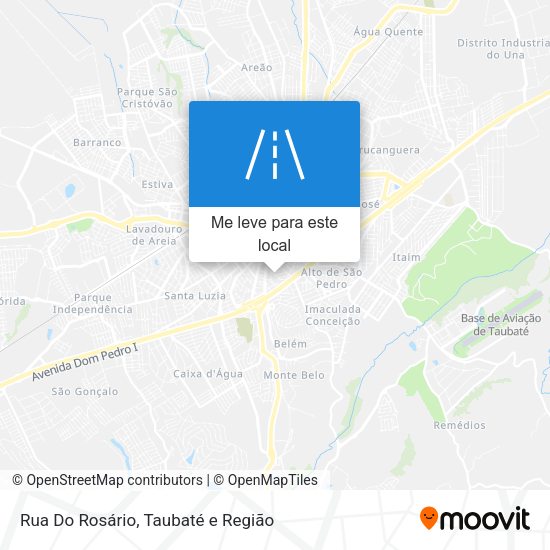 Rua Do Rosário mapa
