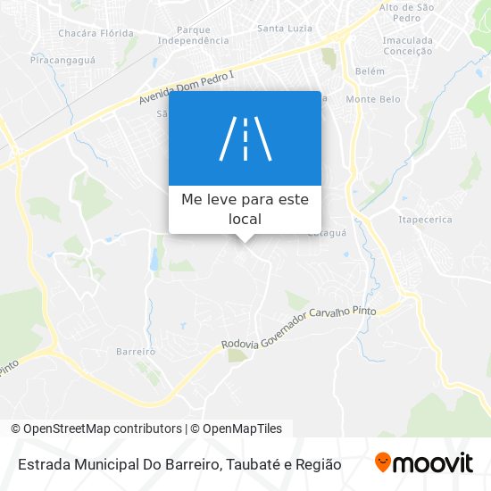 Estrada Municipal Do Barreiro mapa