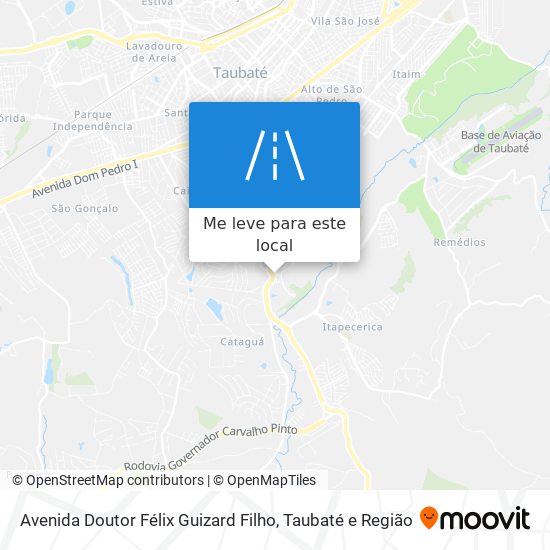 Avenida Doutor Félix Guizard Filho mapa