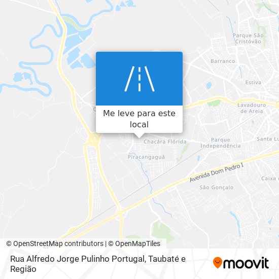 Rua Alfredo Jorge Pulinho Portugal mapa