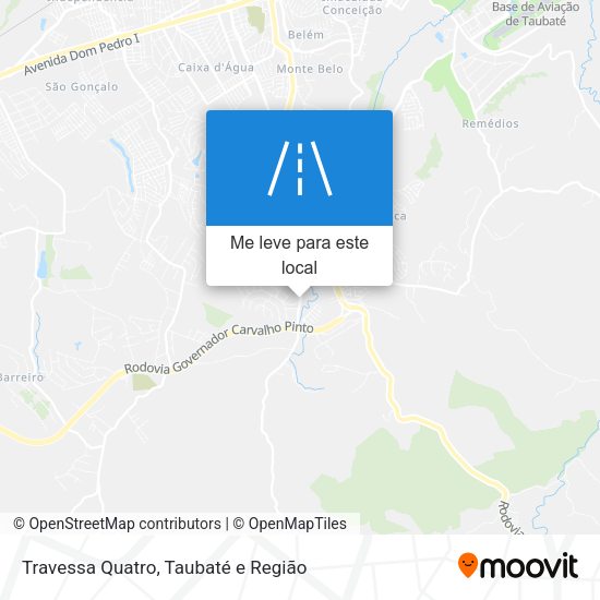 Travessa Quatro mapa
