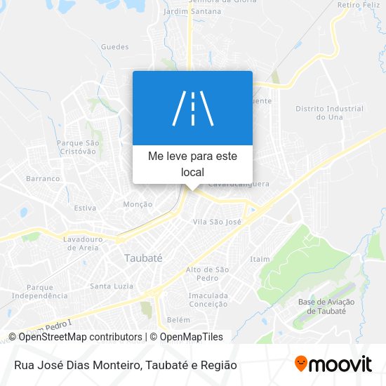 Rua José Dias Monteiro mapa